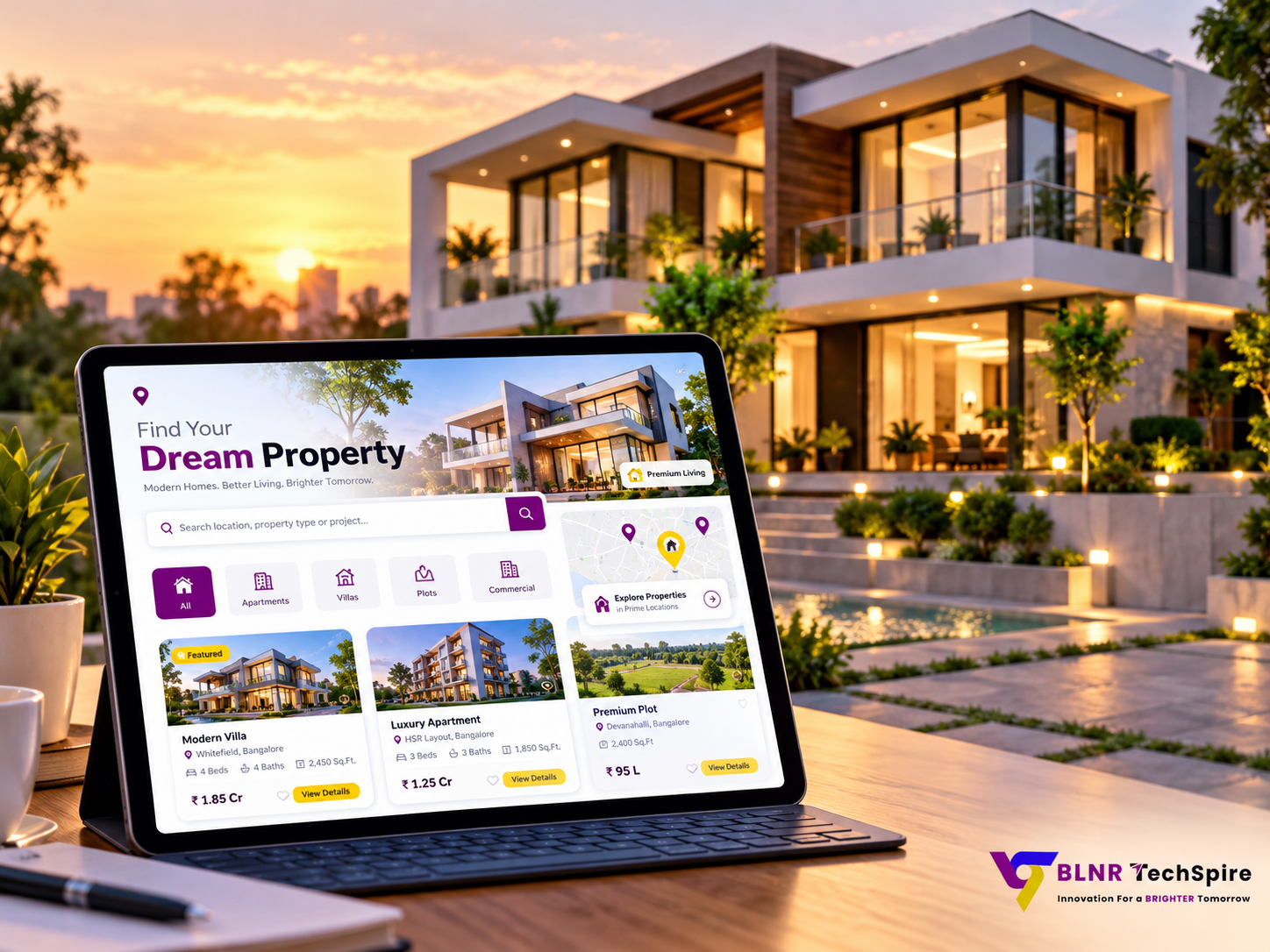 Real estate property and booking solutions
