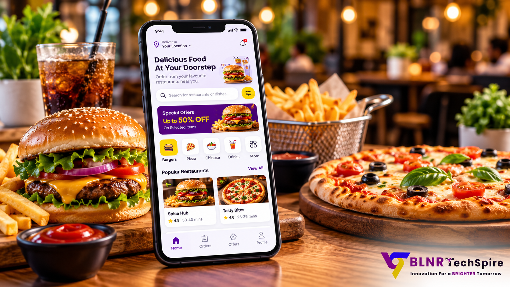 Restaurant ordering and food delivery solutions